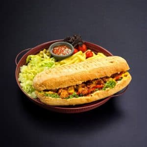 پنینی مرغ مکزیکی